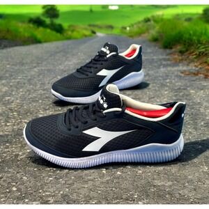 Diadora Eagle 3 Sneakers Women 9 Black Fitness Workout Running Shoes Cross Train